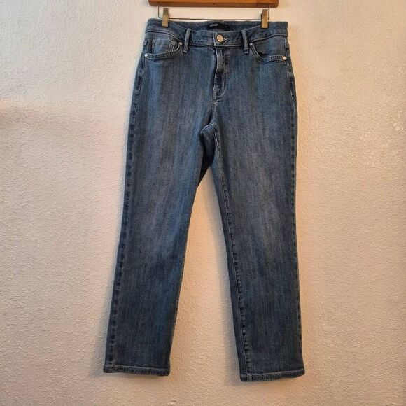 Simply Vera- Vera Wang Capri Jeans:  Casual Summer Essential Comfy - Picture 1 of 5